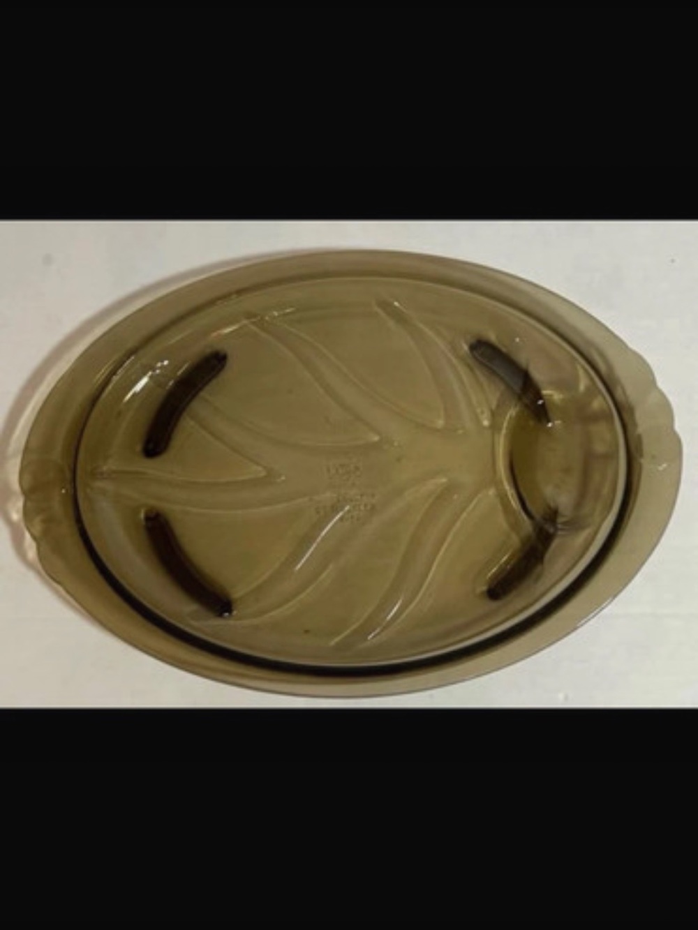 Pyrex AmberGlass Oval Serving Platter - Home Accents